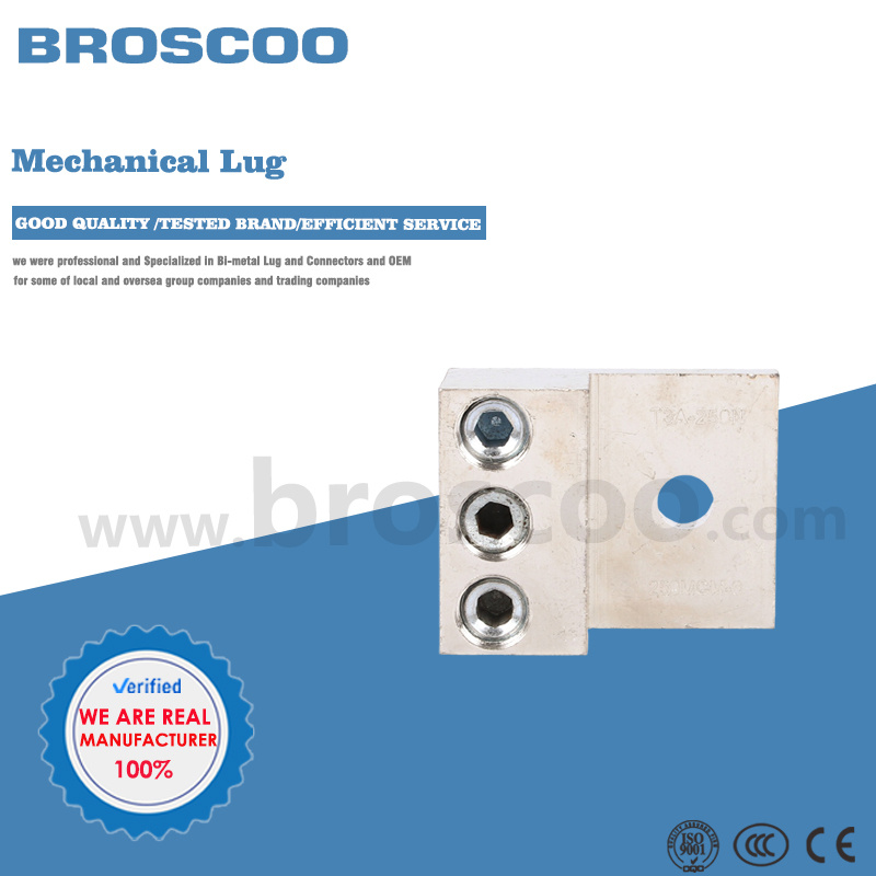(4/0 AWG) Triple Wire Triple Barrel Mechanical Lug