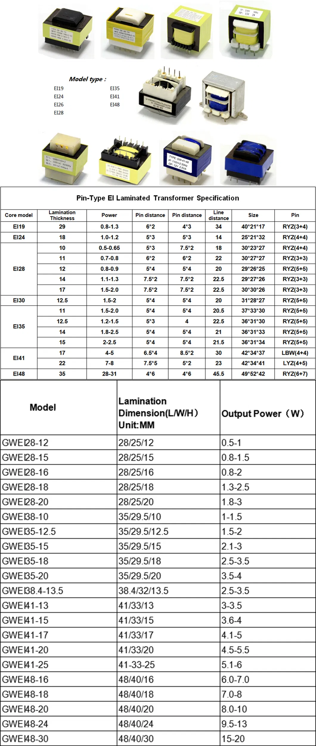 0.5W 2.0W Solar Inverter Low Frequency Transformer Price