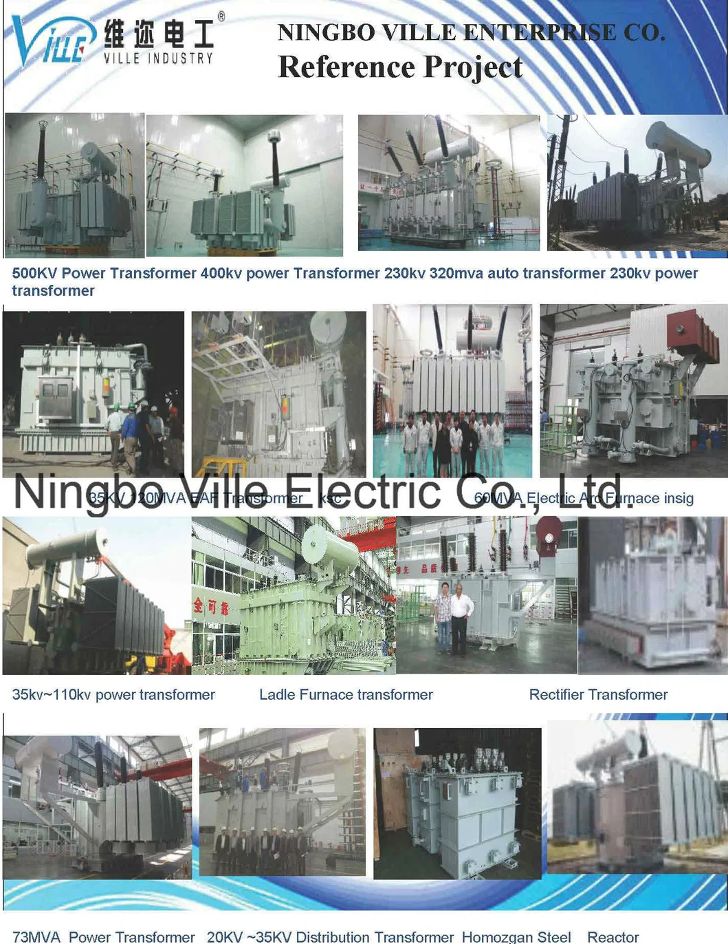120000kVA 230kv Power Transformer for Steel Making Power Plant