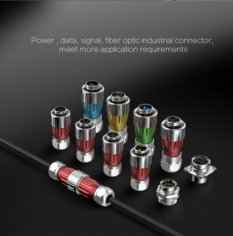 12pin Deutsch Cable Waterproof Connector Mount IP67 Stable Metal Shielded Pin Circular Plug and Sockets for Harsh Environment
