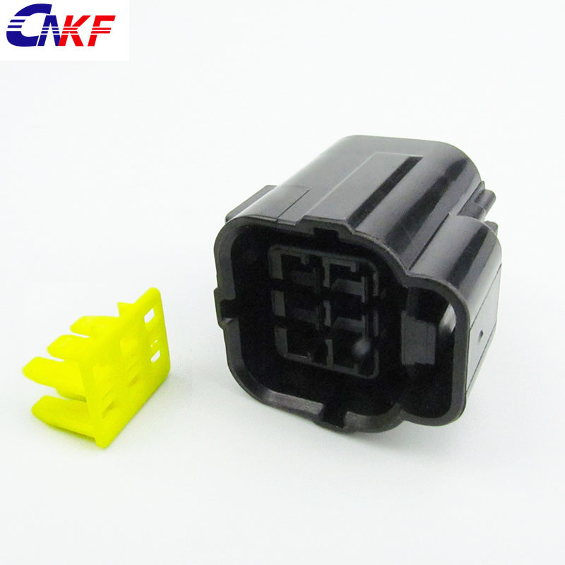 174262 -2 Econoseal 6pin Waterproof Housing Plastic Black Color Auto Connector