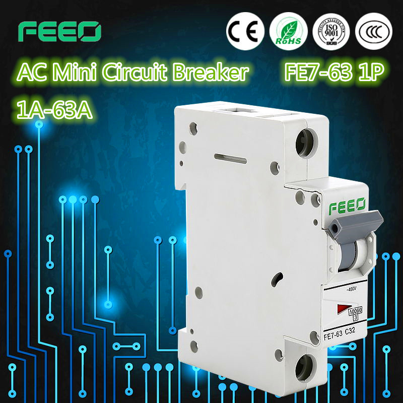 1p AC MCB 20 AMP Miniature Circuit Breaker
