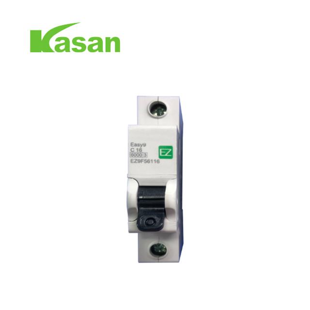 1pole 16A 25A 32A 40A 63A Easy9 Ez Miniature Circuit Breaker MCB