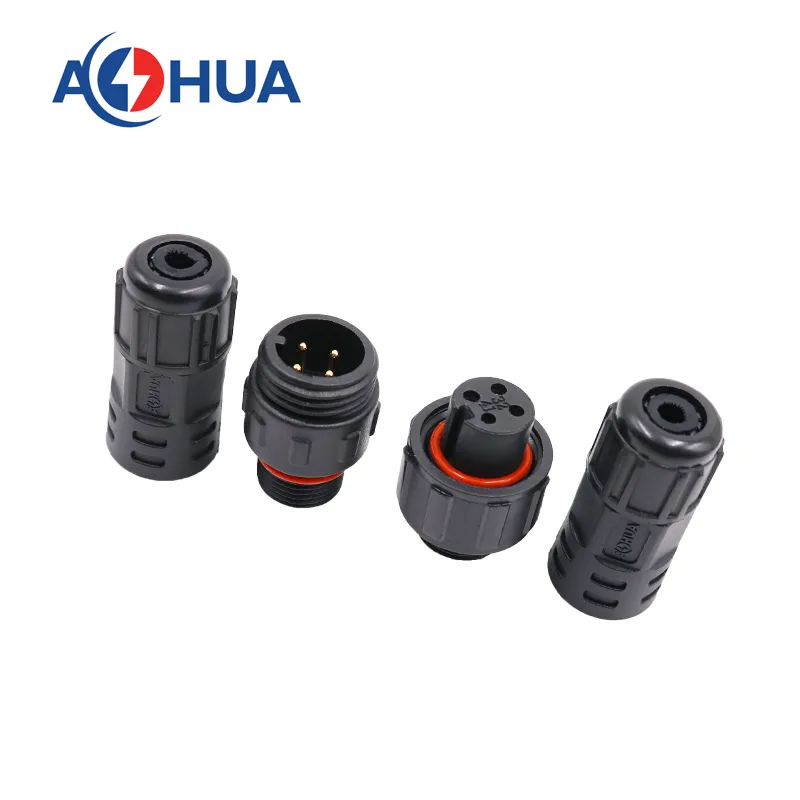 2 3 4 5 6 7 8 9 10 Pin Aohua IP67 Power Waterproof Circular Auto Wire Connector