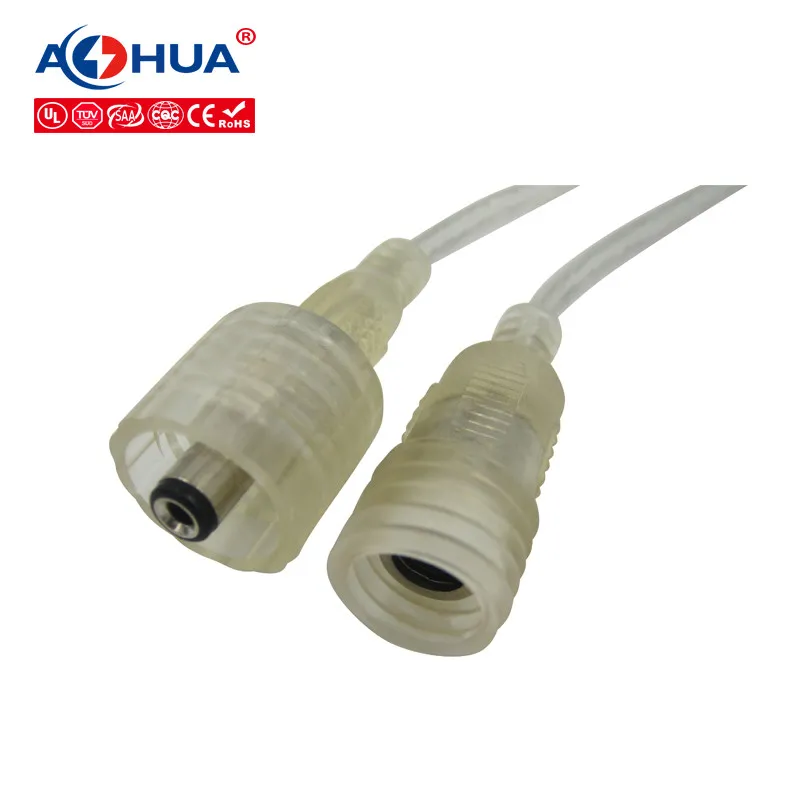 2 Pin LED Power Cable Waterproof Signal DC Connector M13