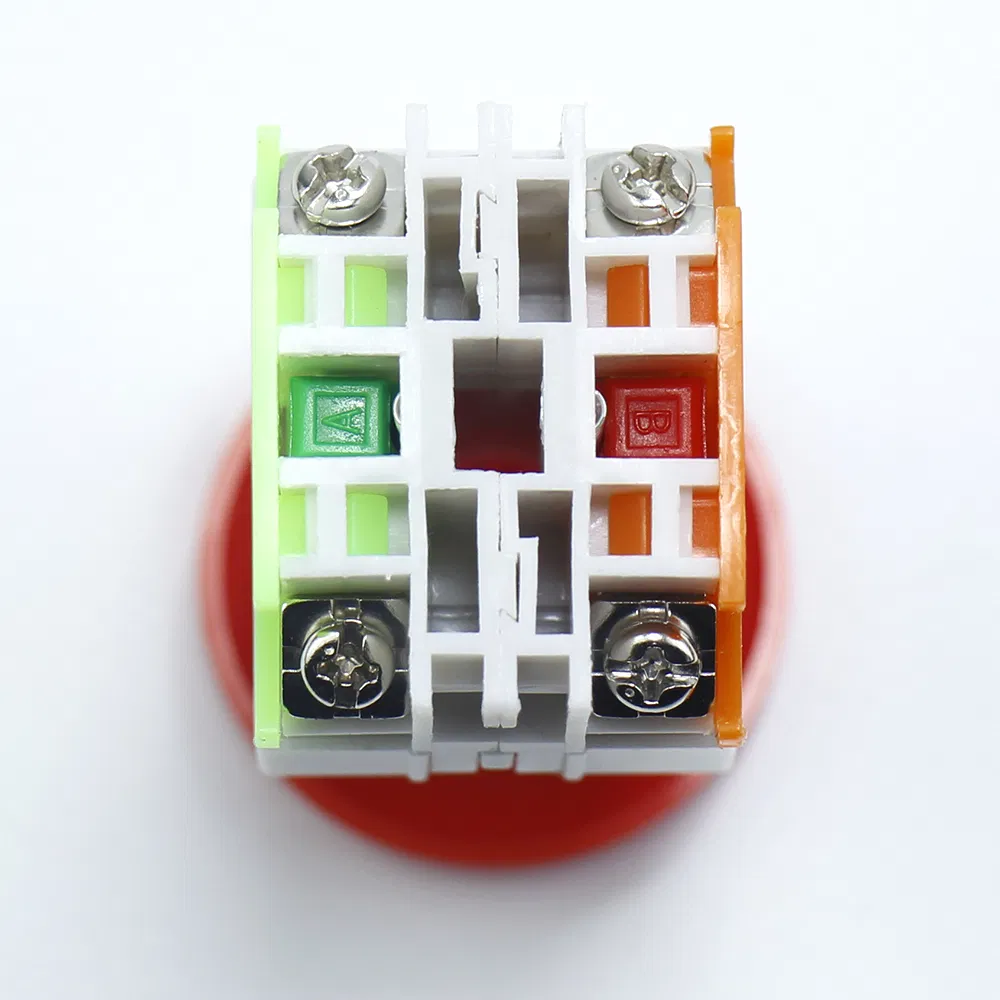 22mm Mushroom Emergency Stop Push Button Switch Box