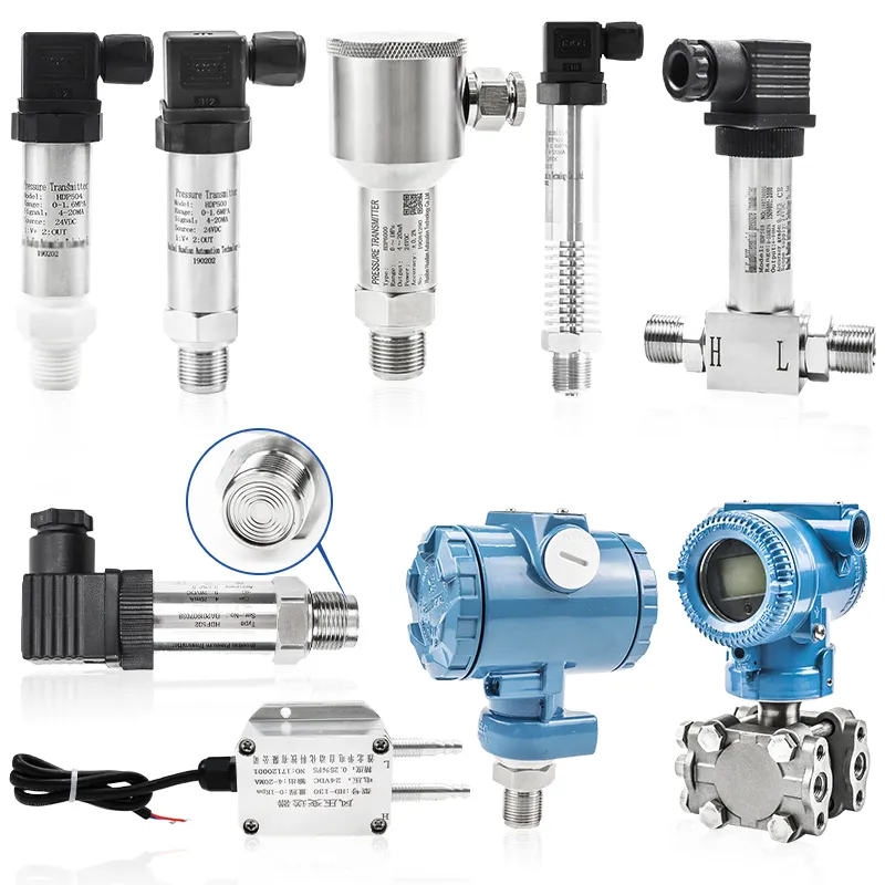 3051 Differential Pressure Transmitter 4-20mA Differential Pressure Sensor Smart for Gas Air Oil