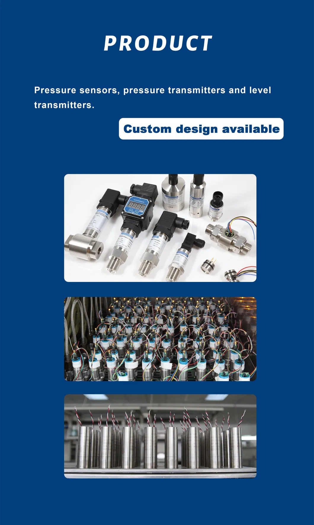 4-20mADC ATEX Intrinsic Safe Water Tank Liquids 10MPa Water Tank Liquids Oil Fluids Pressure Transmitter MPM489