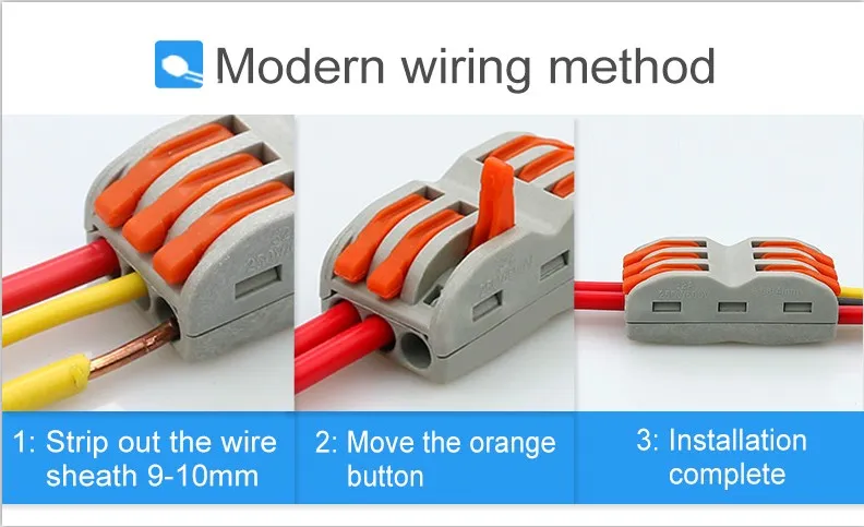 Equivalent of Wago Wire Docking Connector Spl-3