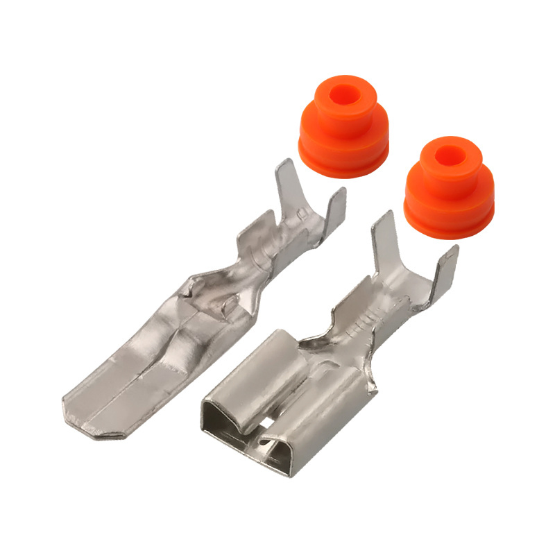 4p 7222 ( 7123 ) -6244-40 Waterproof Connector of Accelerator Motor Plug of Automobile Accelerator Motor Can Be Equipped with Cable Wiring Harness
