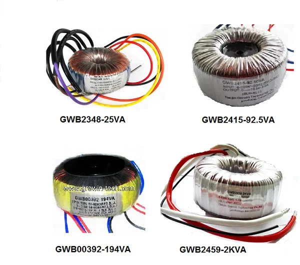 Power Voltage Electrical Toroid Transformers with IEC, CB. Ce, ISO9001 Manufacture