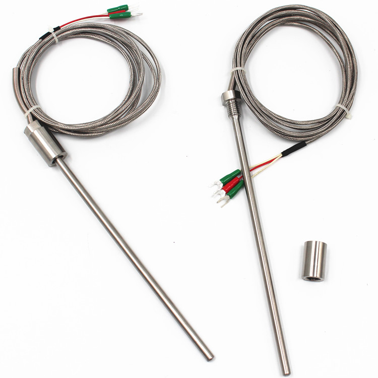 6X50 mm SS304 Probe 2m Glassfiber Cable Wzp- 291 PT100 Rtd Sensor