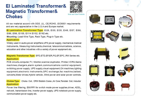 8W 10W 24V 110V Magnetic Field Transformer for TV Display