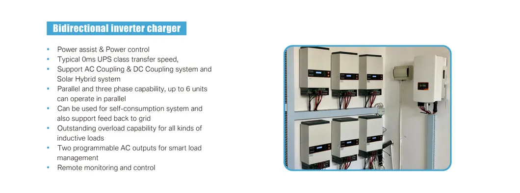 AC Coupled 6000va Multiplus Solar off Grid Inverter Charger