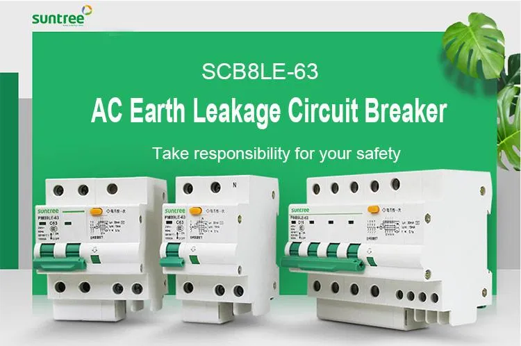 AC Earth Leakage Circuit Breaker Device Single Phase C Curve 20AMP ELCB/RCCB/RCD/MCB Price