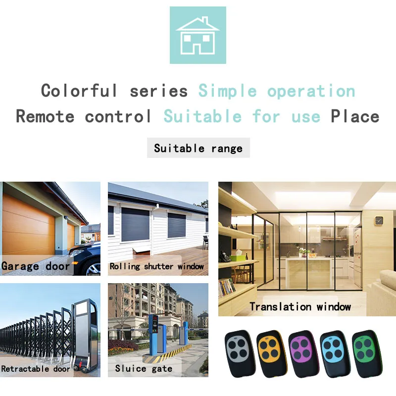 Car Alarm Wireless Universal RF Remote Control Duplicator Hoping Code 433MHz Yet084
