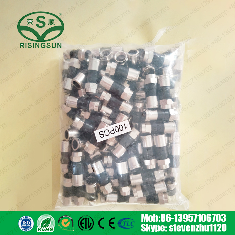 CATV Coaxial Cable Ppc Ex6XL RG6 Compression F Connector