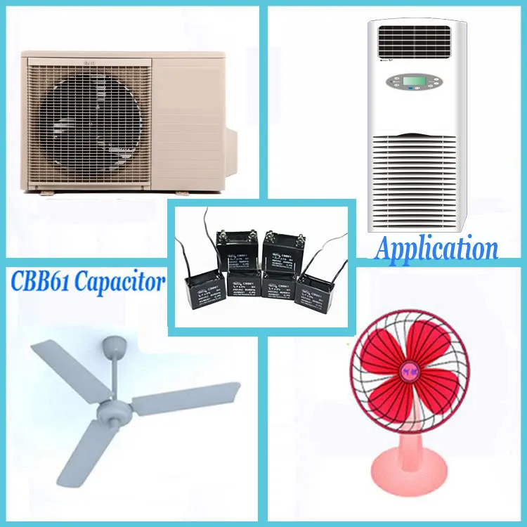Cbb61 Ceiling Fan Capacitor for Fan Motors