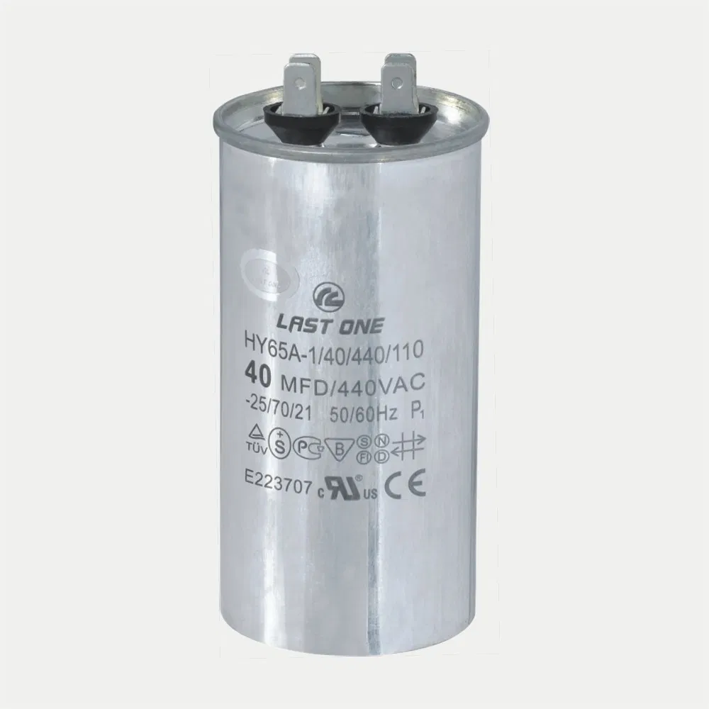 Cbb65 450V Air Conditioner Capacitor Metal Case Terminal Type with Bolt