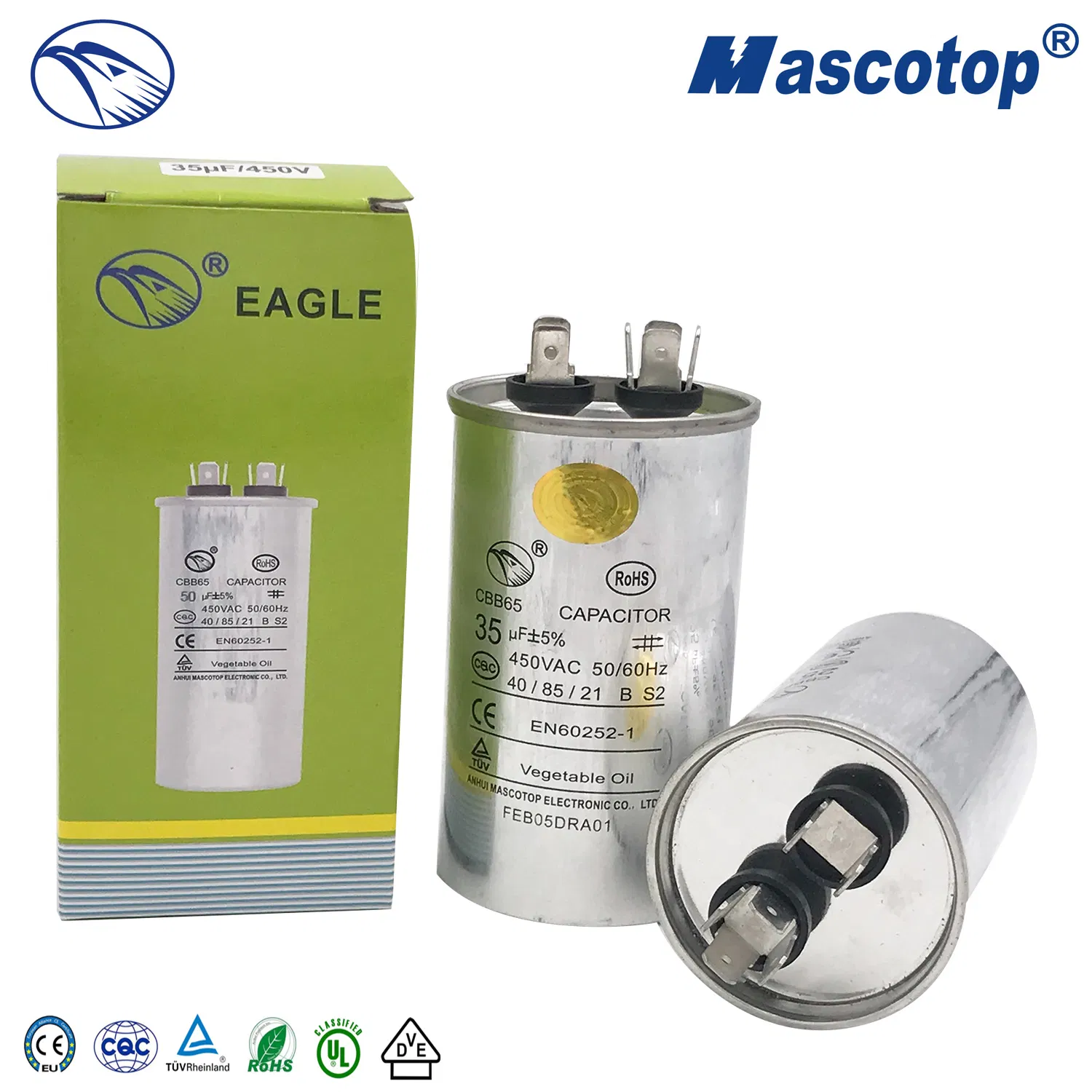 Cbb65 Anhui Mascotop UL Air Contioner Start Capacitor in Stock