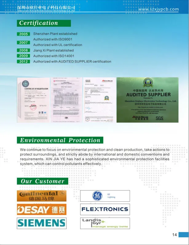China PCB Board/PCB Assembly Apply for Electronic Products