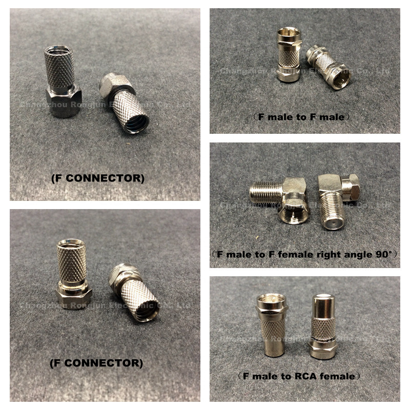 Coaxial RCA BNC Male Rg 3 Female F Connector