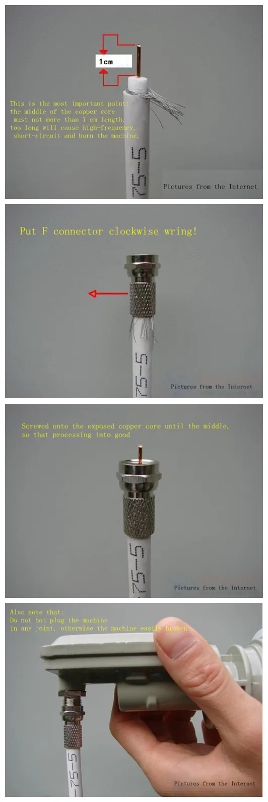 Coaxial RCA BNC RF Male Female Rg F Connector
