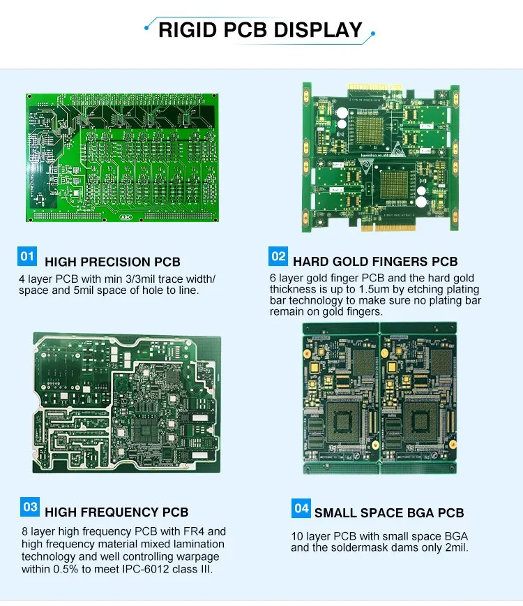 Custom Electronic PCB Board 1.6mm 1oz Circuit Board Supplier PCB