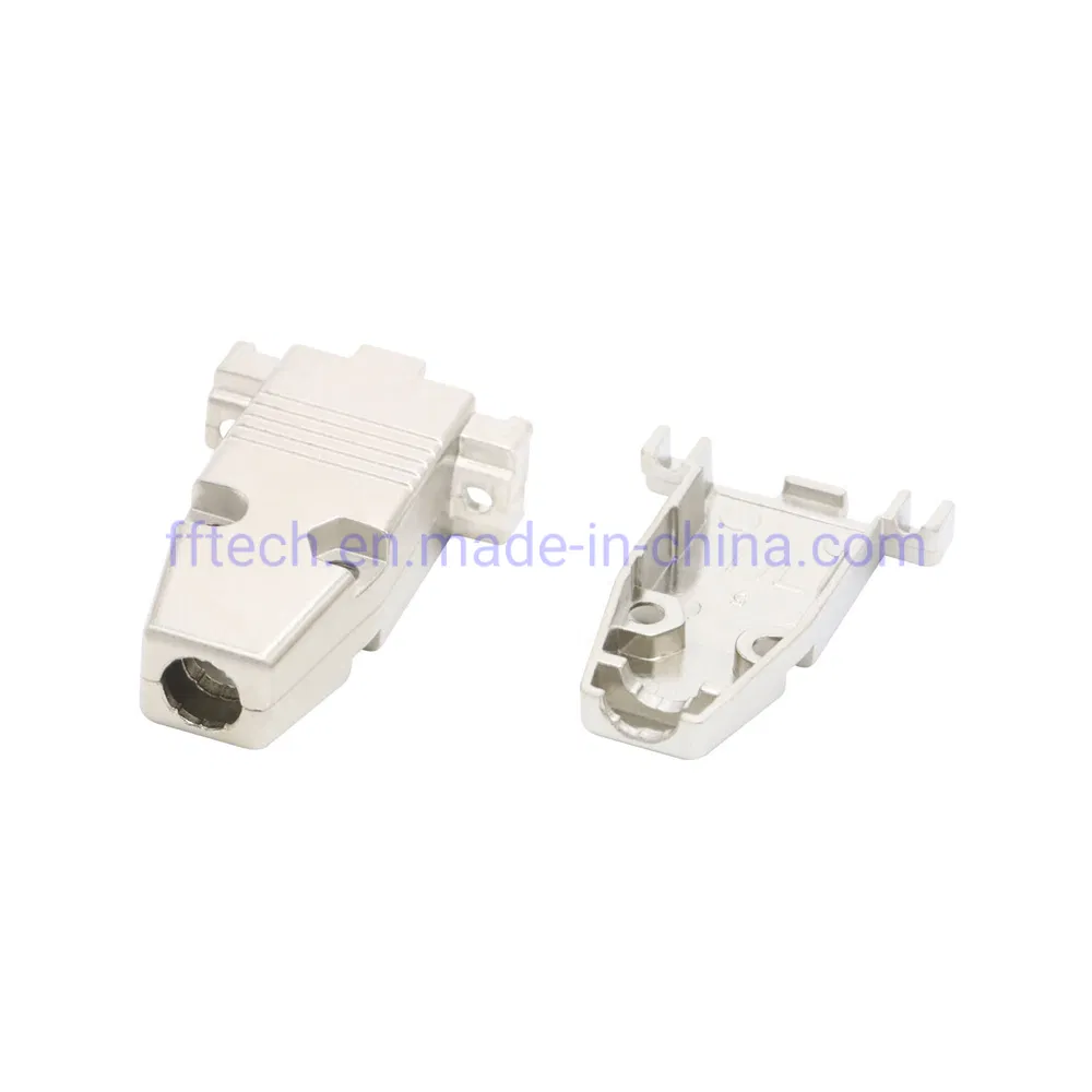 dB9 dB15 dB25 dB37 D-SUB Connector Hood, Metal Housing, D-SUB 9 15 2537 Pin Metal Hood with Screw Nut