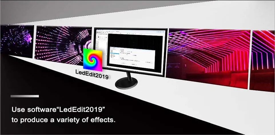 DC5V/12V/24V 2048pixels Programmable Apa102 Sk6812 Ws2812b Ws2811 Pixel Strip RGB LED Controller