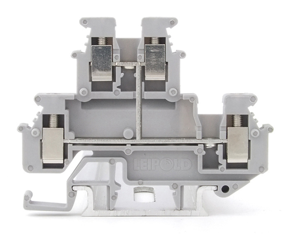 Double Layers Screw Type Dinrail Terminal Block (JMBKKB2.5-PV)