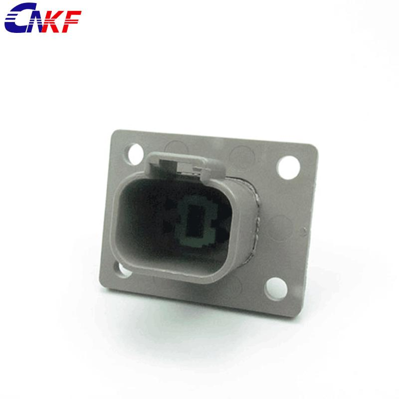 Dt04-4p- L012 4p Waterproof Housing Plastic Gray Connector Electronics Plug