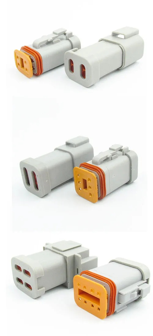 Dt04-8p-E005 8p Waterproof Housing Plastic Gray Connector Part Sheath Auto Connector
