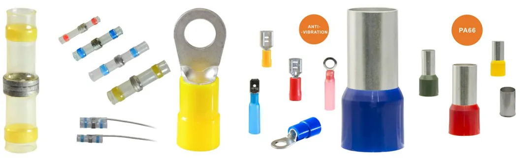 Electrical Insulated Heat Shrinkable Butt Wire Connectors Terminals