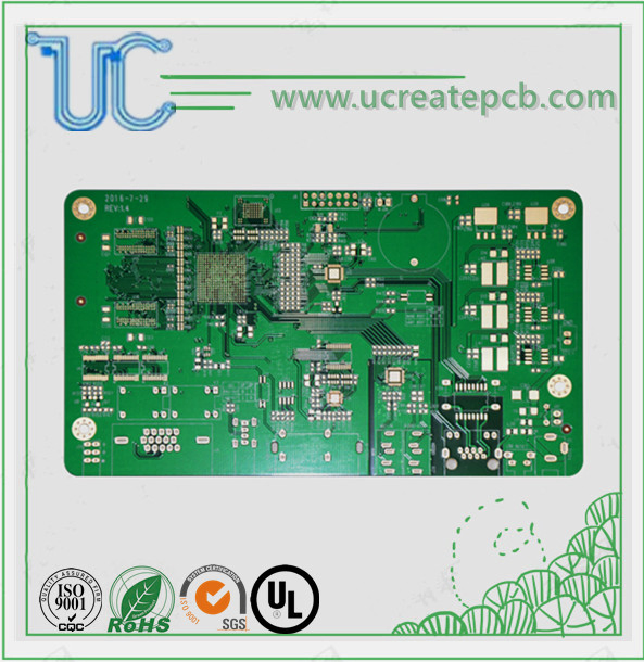 Environmental-Friendly Green Mask PCB with UL ISO9001 RoHS