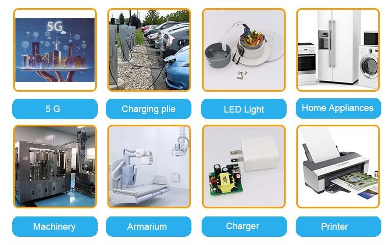 Etd Type High Current Electrical Transformer Toroidal Transformer
