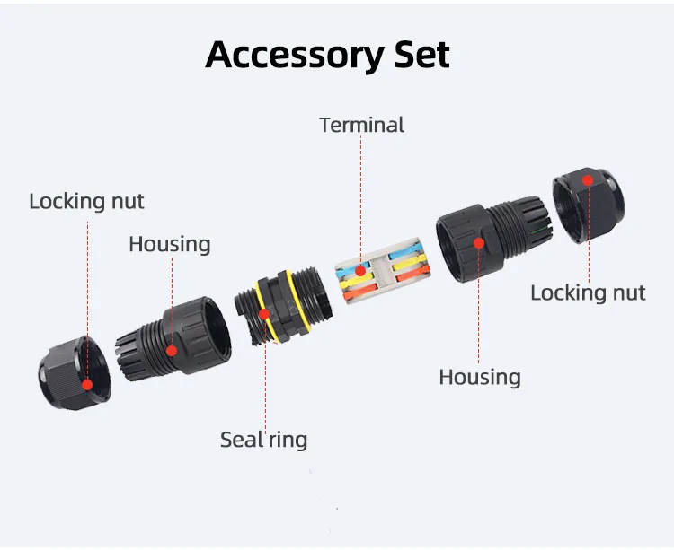 Factory IP68 Waterproof Connector Quick Connectors