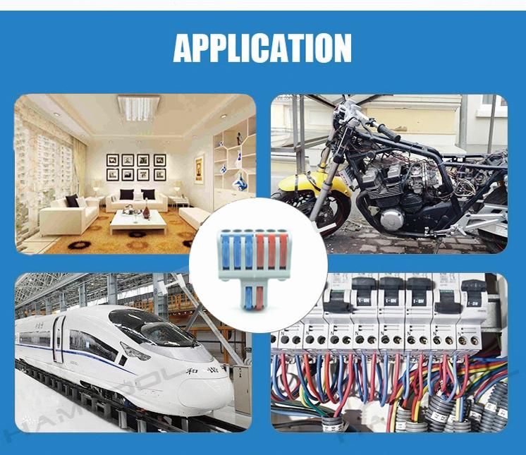 Factory Supply Fast Cable Connect Splicing Connector with Levers