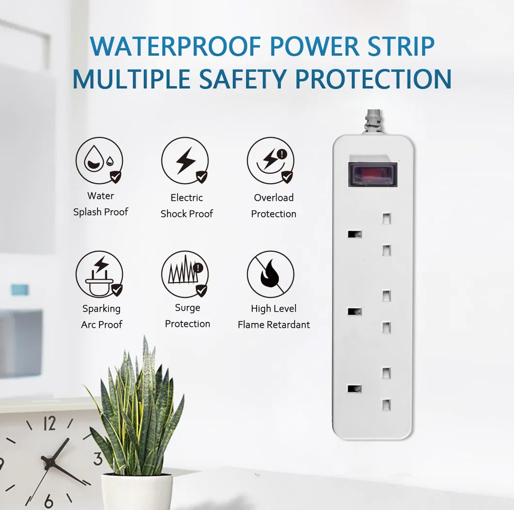Factory Supply Multiple Outlets Outdoor Waterproof Power Strip