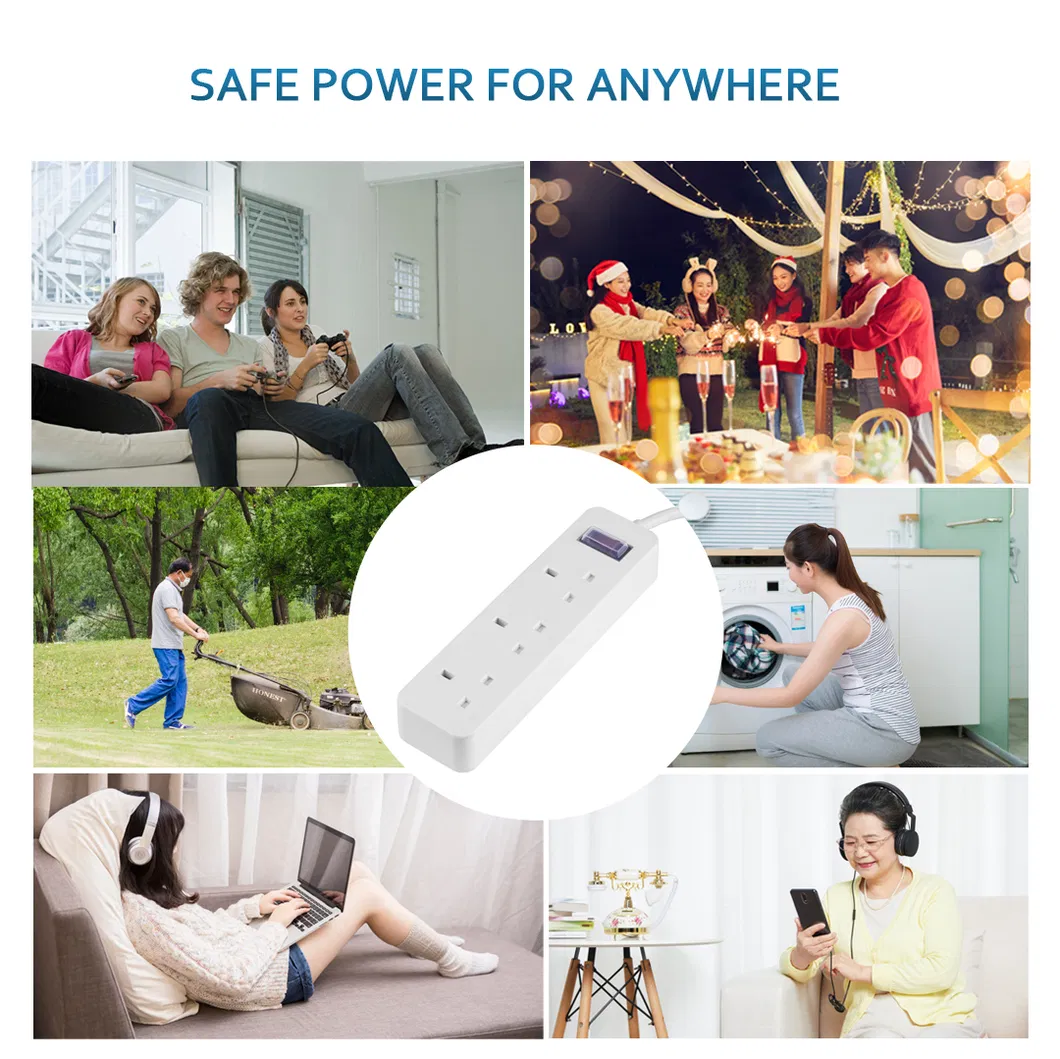 Factory Supply Multiple Outlets Outdoor Waterproof Power Strip
