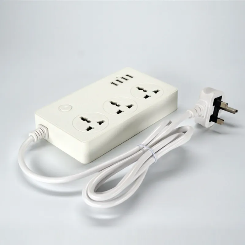 Factory Supply Universal Surge Protection Power Strip Extension Socket with Fast Charging USB