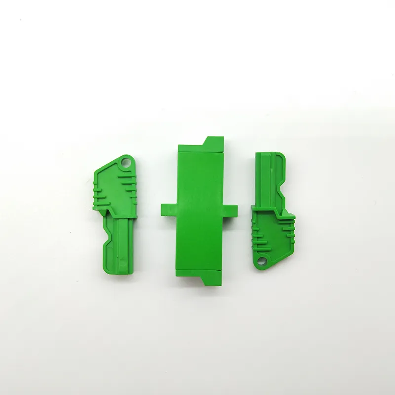 Fiber Optic Adapter Flat Connector E2000 APC to E2000 APC 9 / 125&mu; M Sx with Ceramic Sleeve