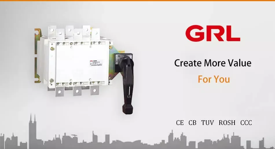 Hglz up to 1600A Dual Power Change Over Transfer Switch