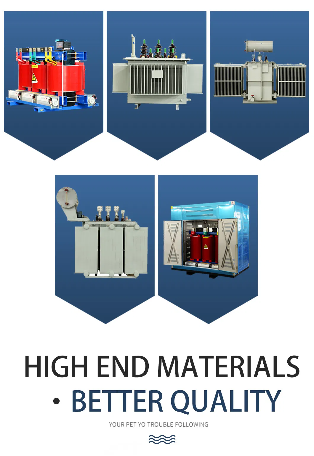 High Quality Epoxy Resin Casting 11kVA Dry-Type Distribution Transformer for Power Supply
