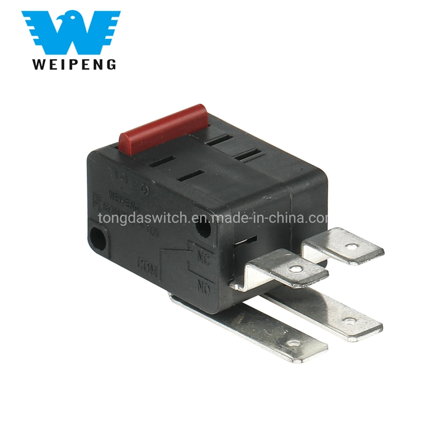 HK-14-1X Dpst 4pin 16A 250V Normally Open Micro Switch with ENEC Kc VDE