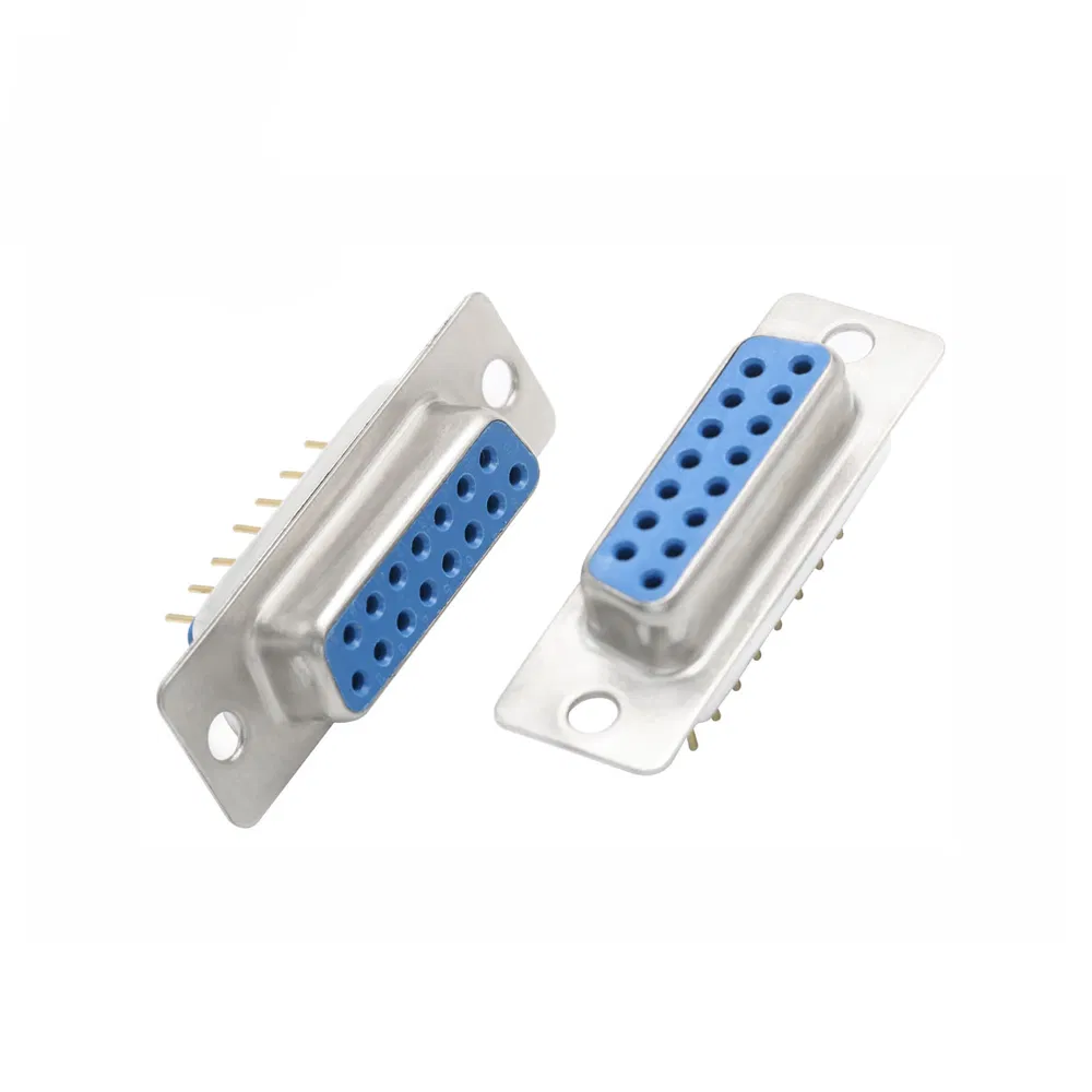 Hole/Pin Female/Male Blue Welded dB09 dB15 dB25 dB37 Connector Socket dB D-SUB Adapter Connector