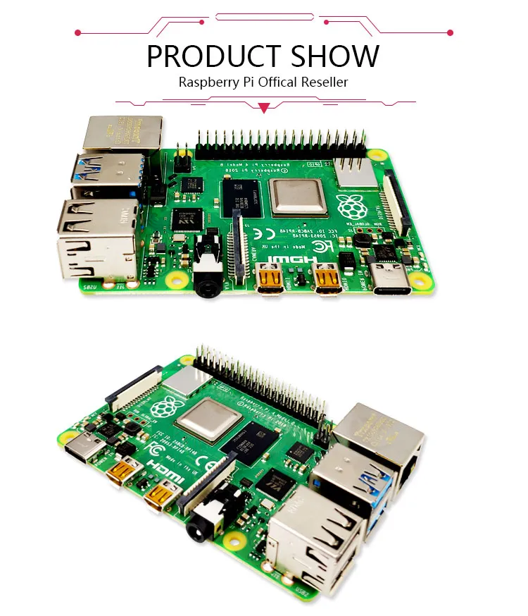 Hot Sale Original Raspberry Pi 4 RAM 4GB Broadcom Bcm2711made in UK
