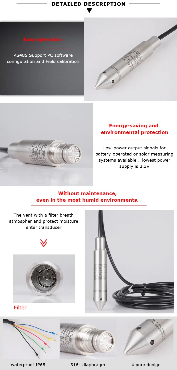 Hpt604 Submersible Analog Water Level Sensor