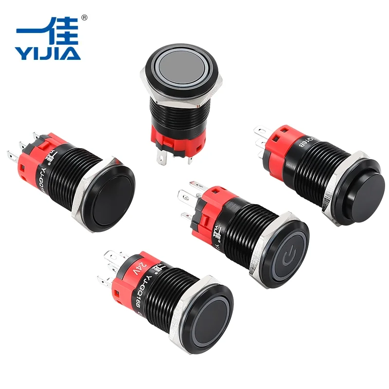 Colorable Metal Push Button Switch