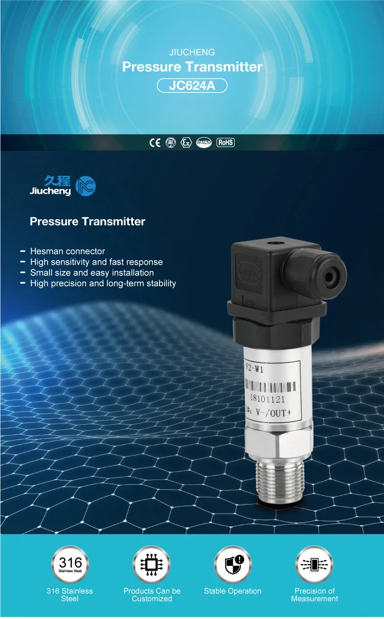 Jc624 Low Cost Pressure Sensor for Medical Equipment
